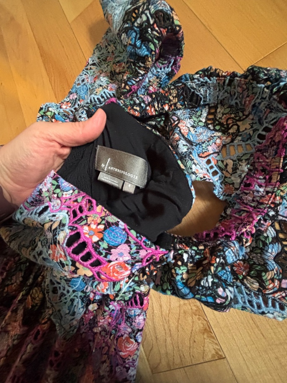 Anthropologie Floral Dress - Picture 2 of 2
